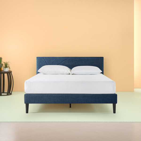 Zipcode Design Colton Bluff Upholstered Bed Frame with Headboard & Reviews Wayfair.co.uk